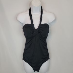 Merona One Piece Halter Top Swimsuit